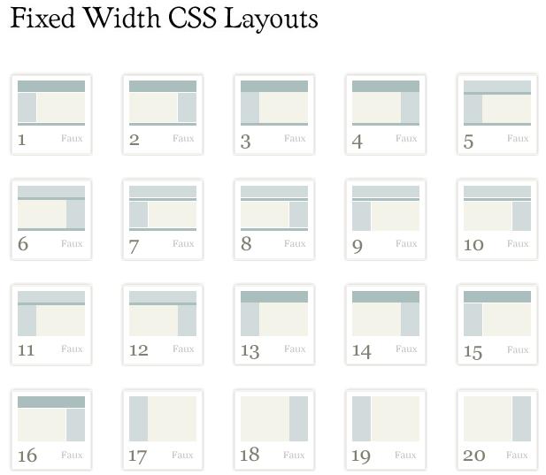 Faux Column CSS Layouts